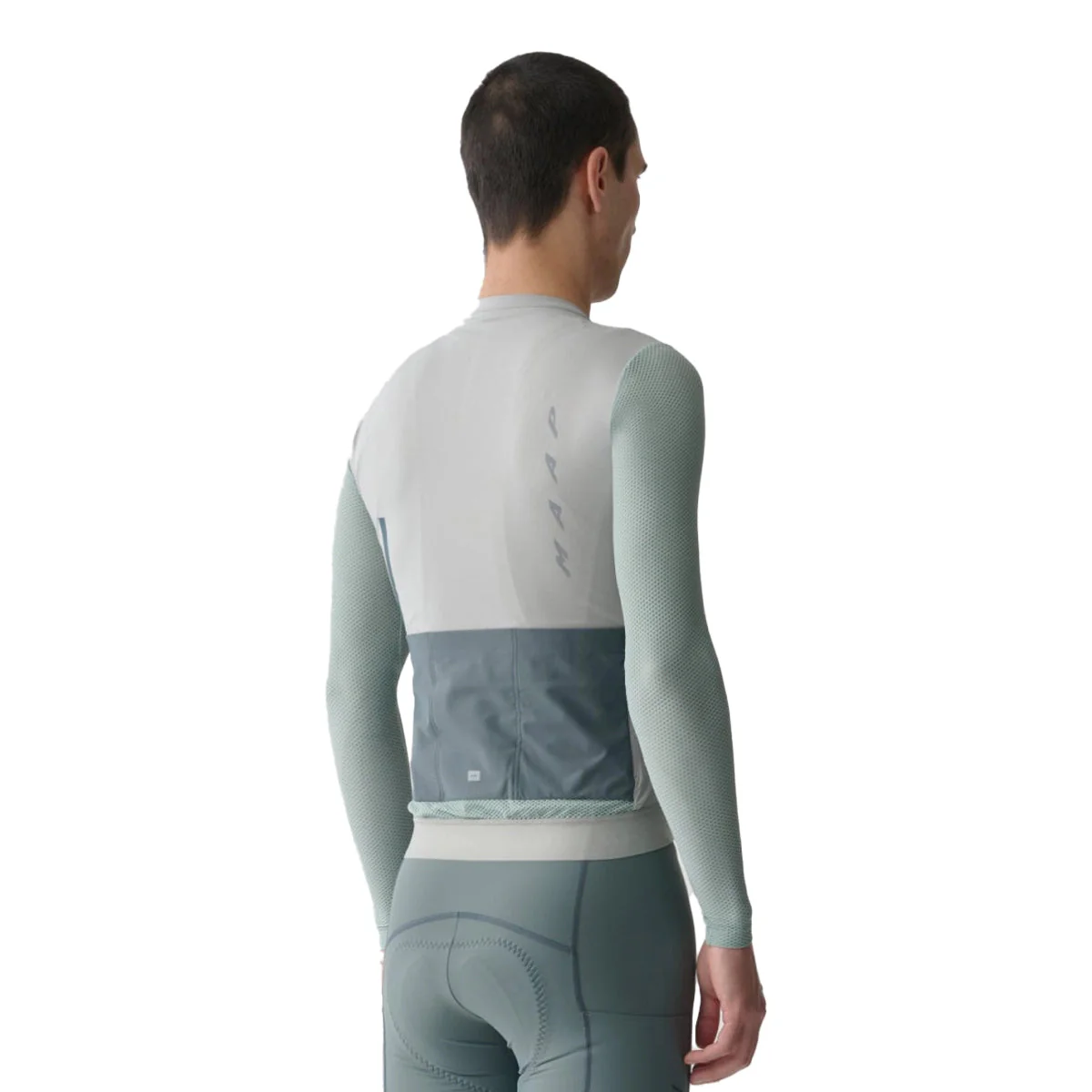 MAAP Evade Pro Base 2.0 LS Jersey - Ghost Grey - Image 3