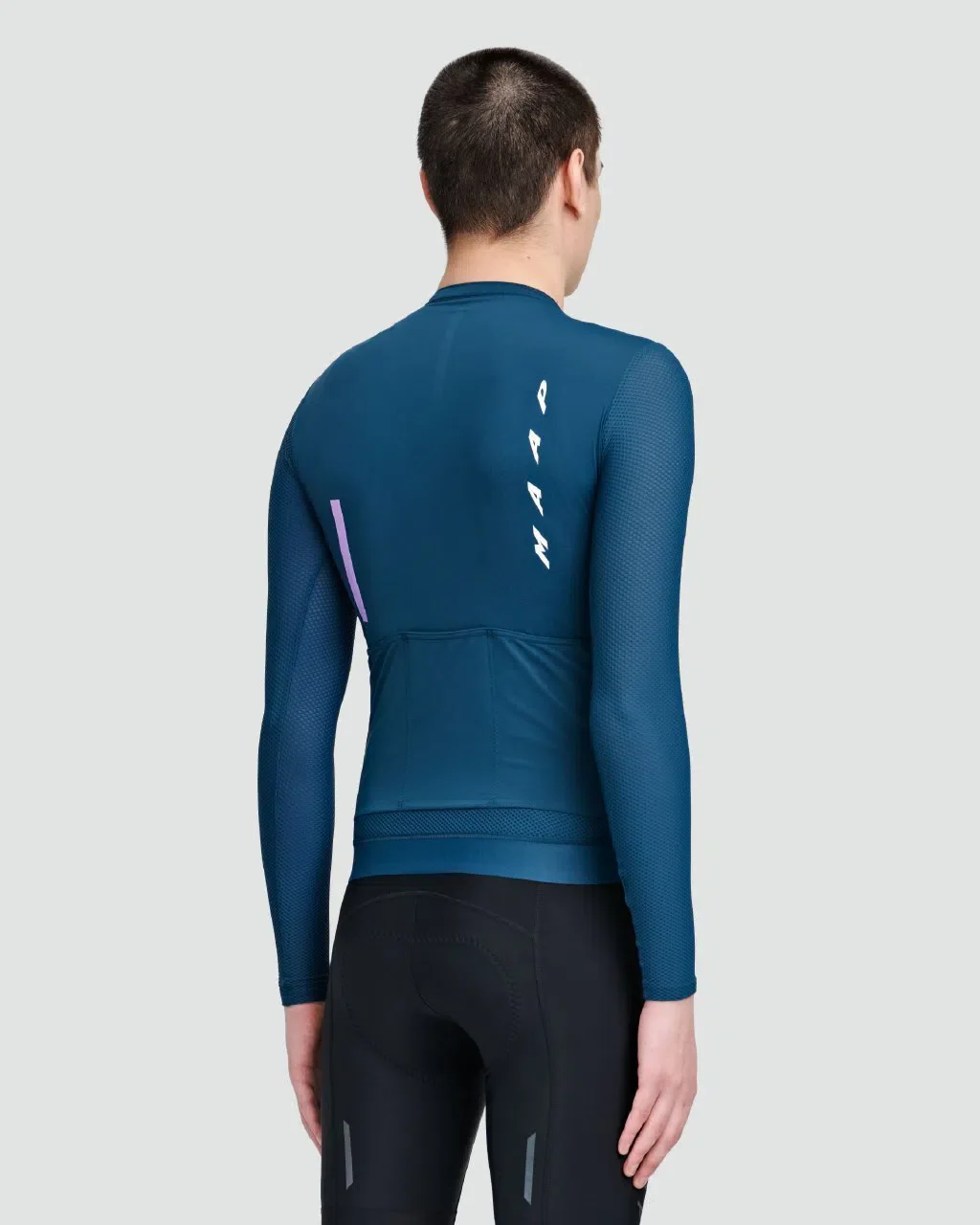 MAAP Evade Pro Base LS Jersey AW2023 - Slate - Image 3