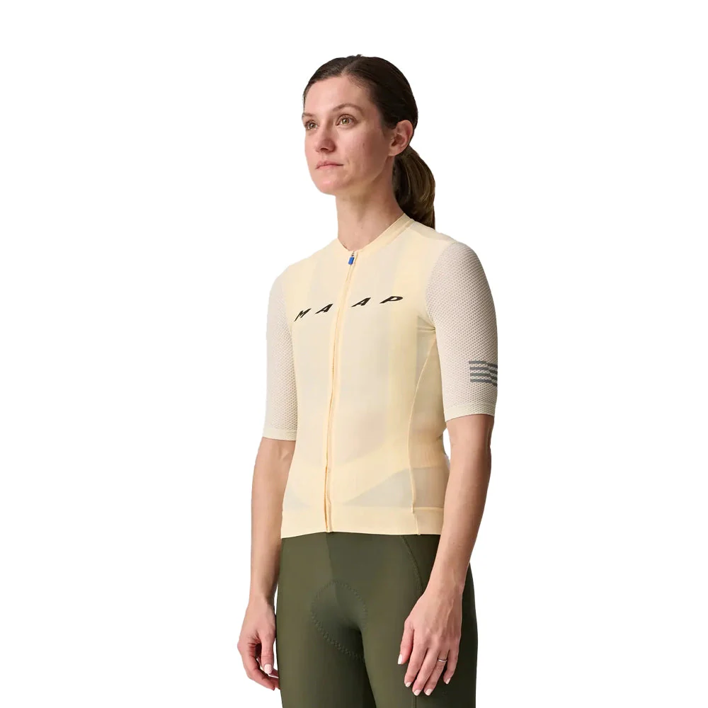 MAAP Evade Pro Base Women Jersey AW2023 - Sandstone/Limestone - Image 2