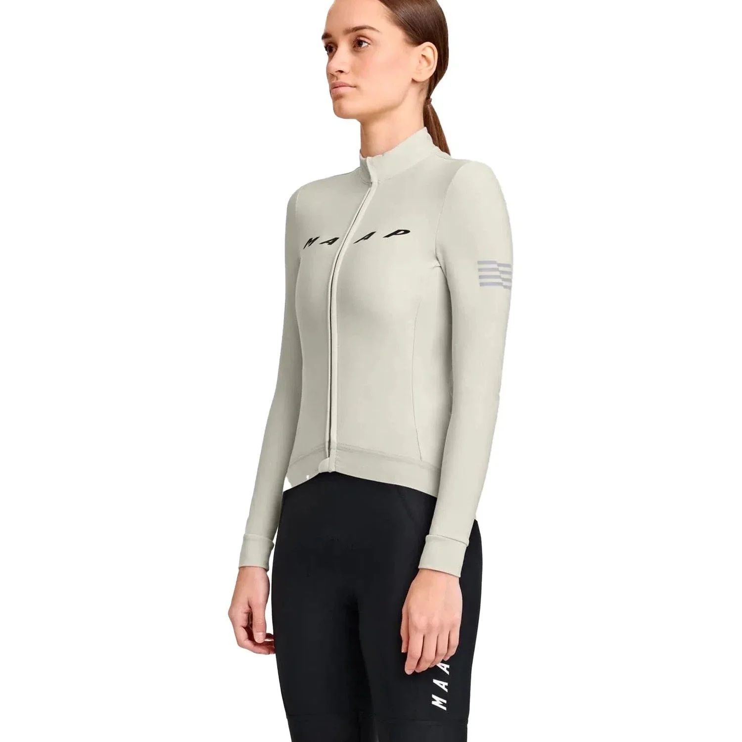 MAAP Evade Thermal LS Women Jersey - Fog AW2022 - Image 2