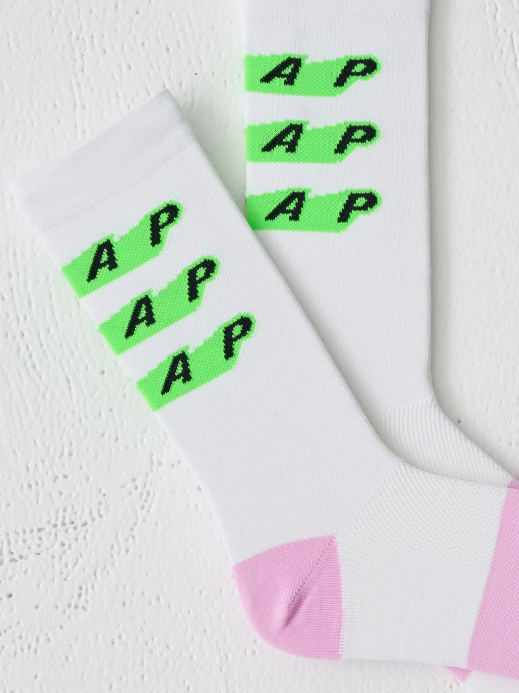 MAAP Evade X Socks - White/Fluro Green - Image 4