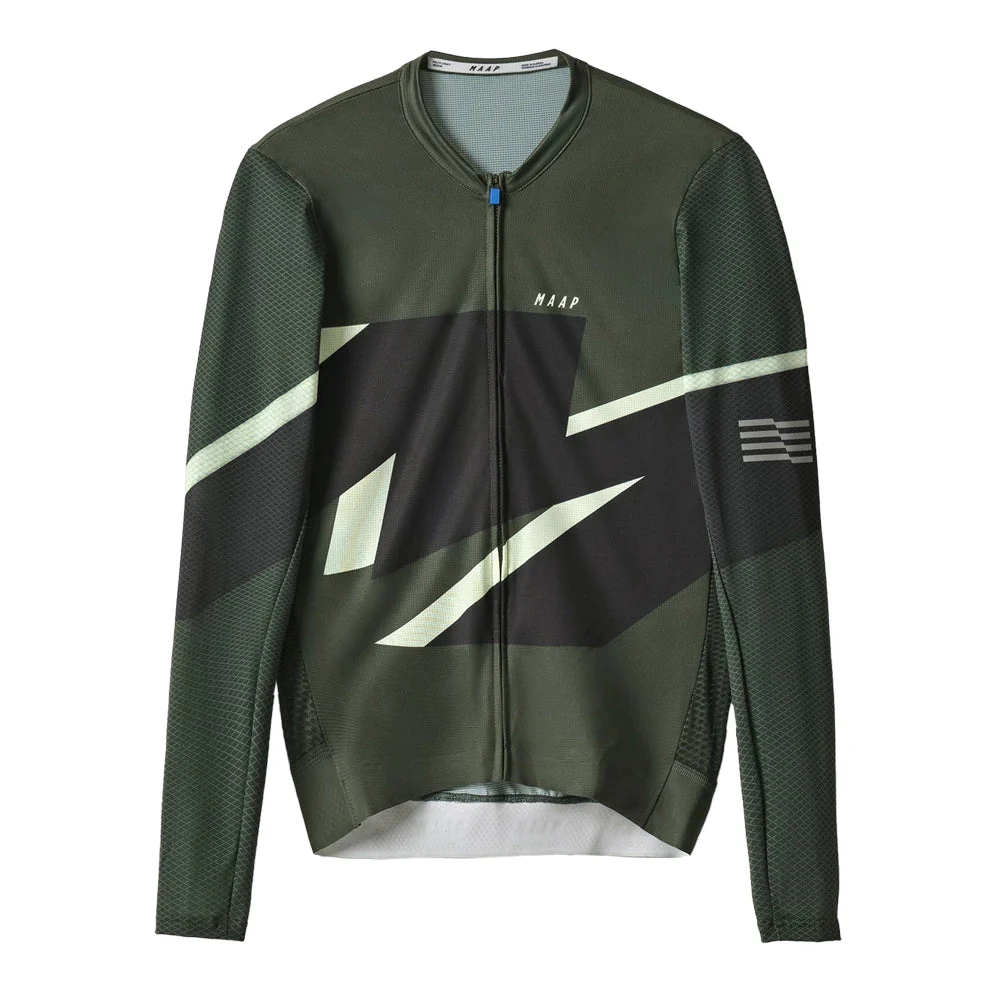 MAAP Evolve 3D Pro Air LS Jersey 2.0 AW2023 - Bronze Green