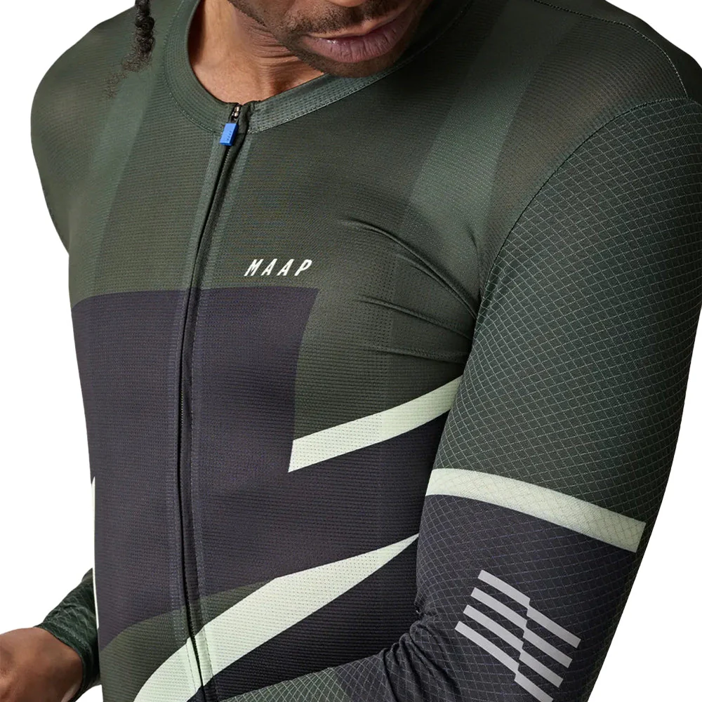 MAAP Evolve 3D Pro Air LS Jersey 2.0 AW2023 - Bronze Green - Image 3