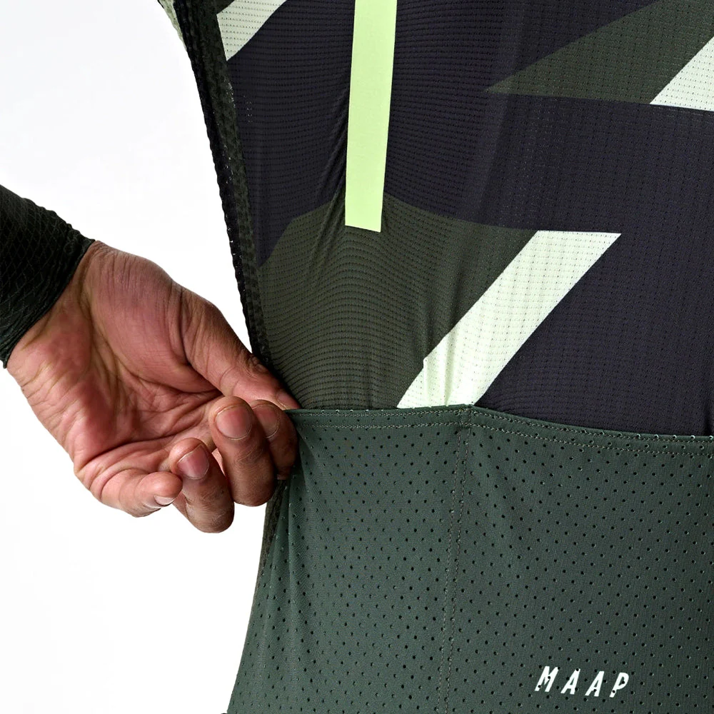 MAAP Evolve 3D Pro Air LS Jersey 2.0 AW2023 - Bronze Green - Image 4