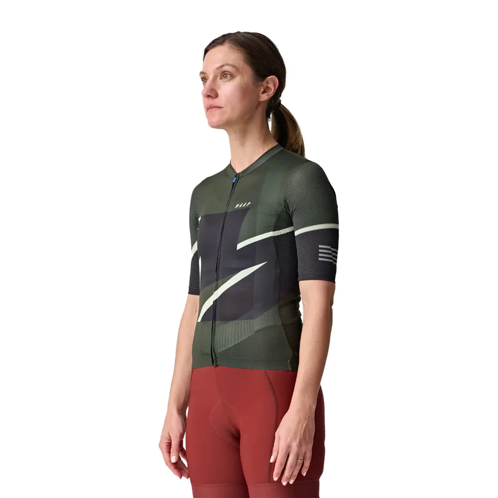 MAAP Evolve 3D Pro Air Women Jersey 2.0 AW2023 - Bronze Green AW23 - Image 2