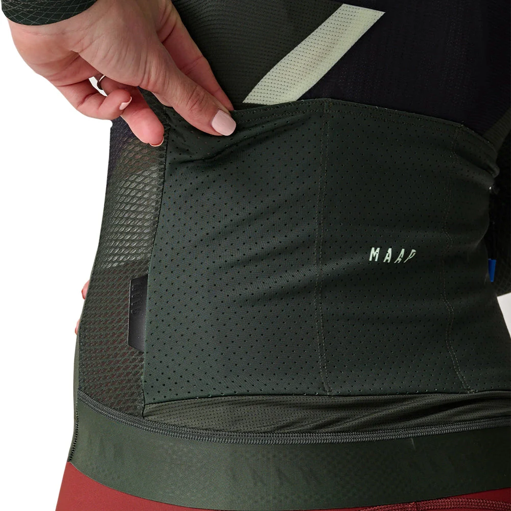 MAAP Evolve 3D Pro Air Women LS Jersey 2.0 AW2023 - Bronze Green - Image 3
