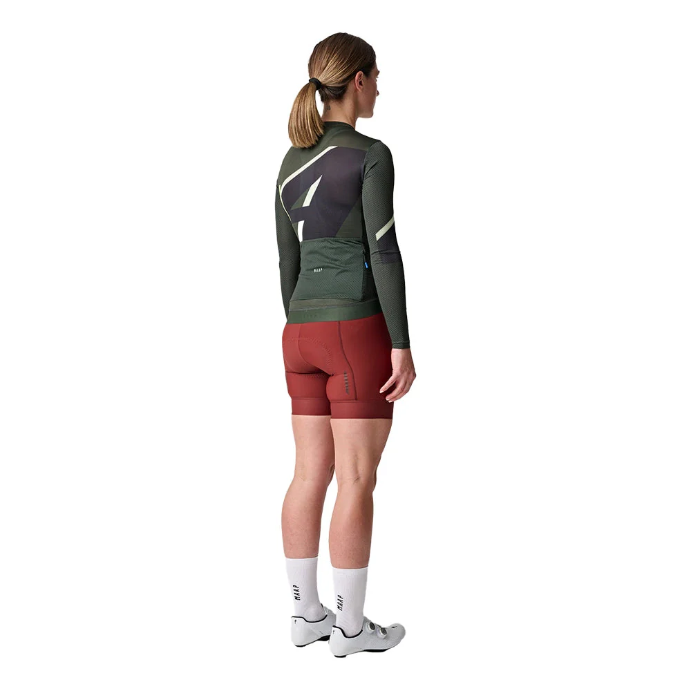 MAAP Evolve 3D Pro Air Women LS Jersey 2.0 AW2023 - Bronze Green - Image 4