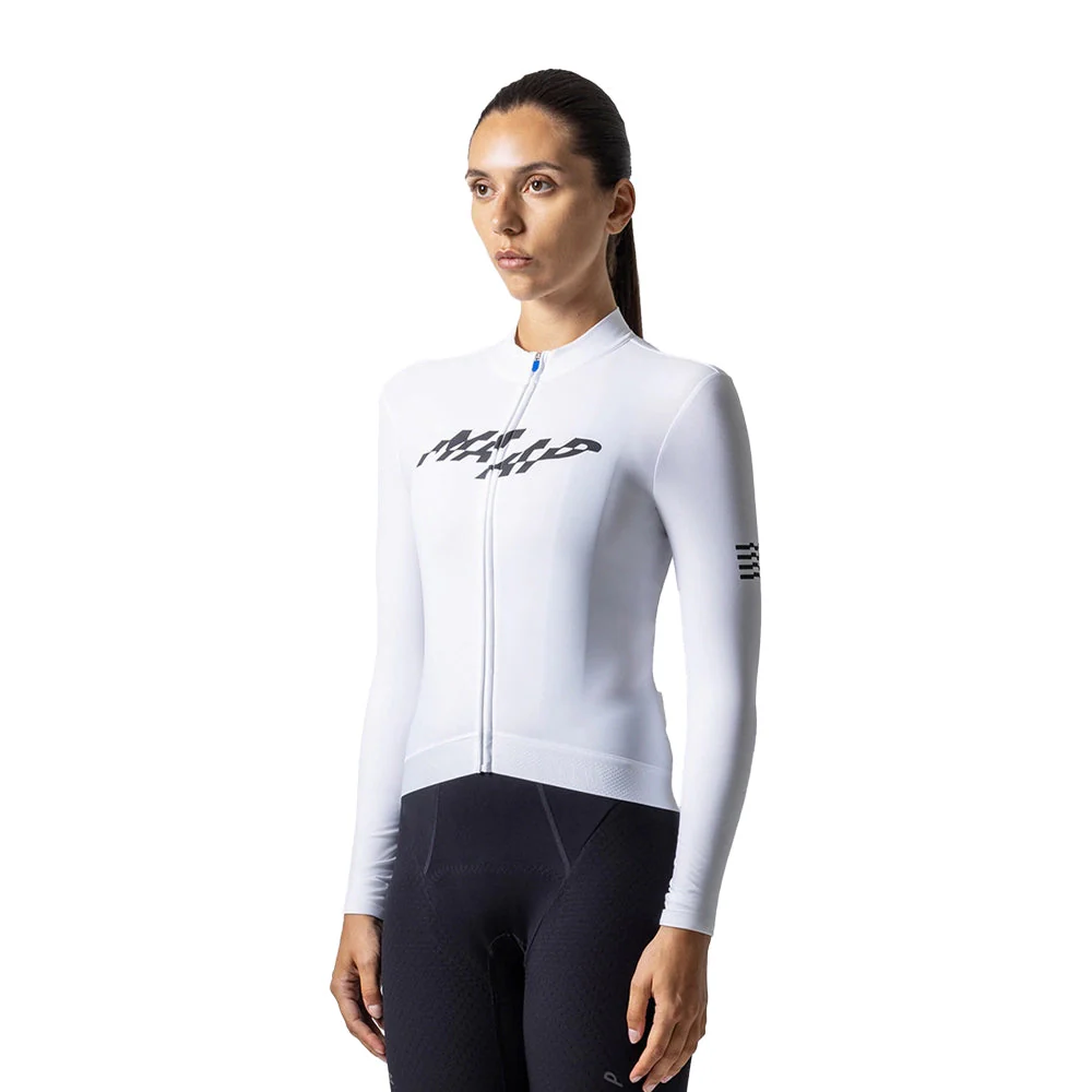 MAAP Fragment Thermal LS Women Jersey AW2023 - White - Image 2