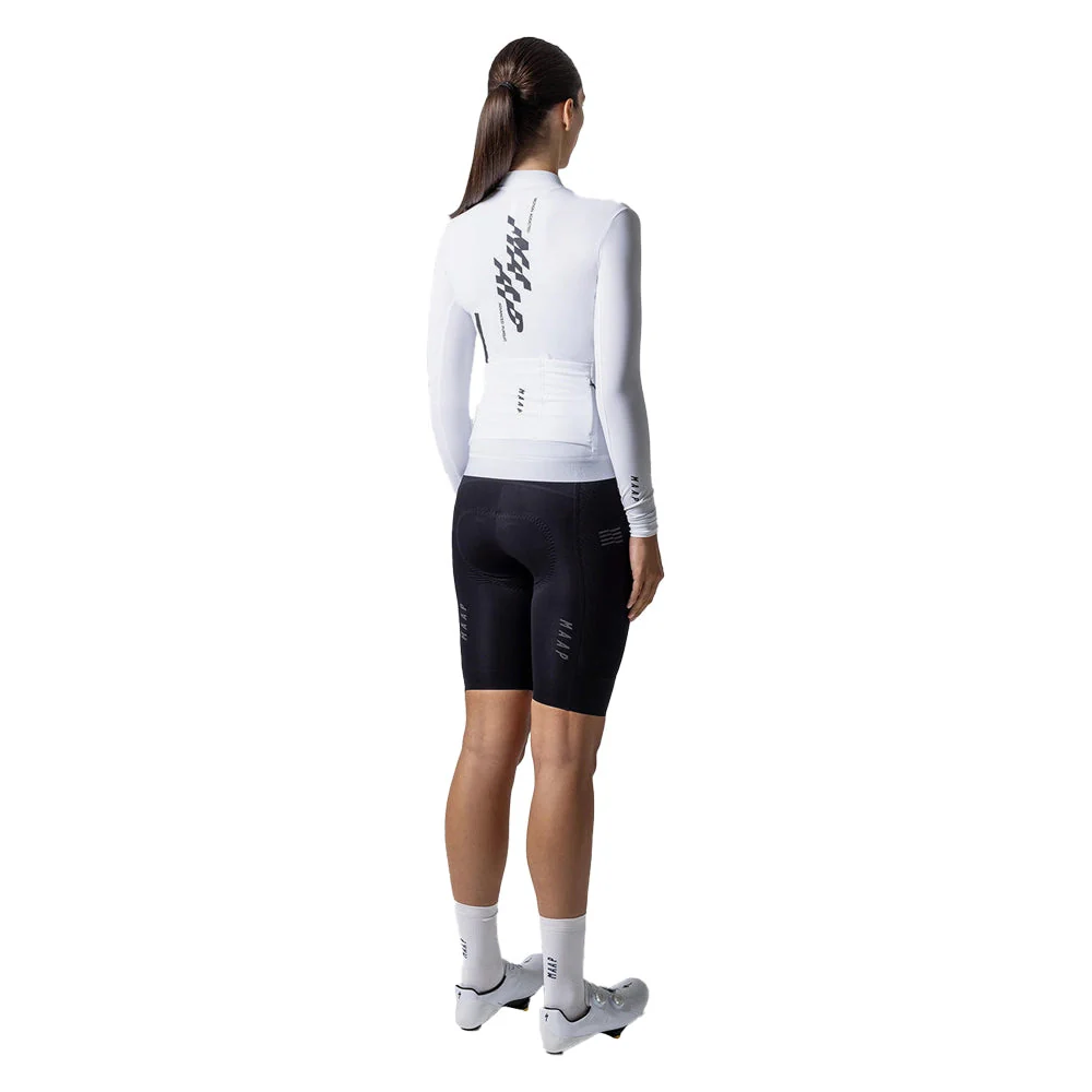 MAAP Fragment Thermal LS Women Jersey AW2023 - White - Image 3