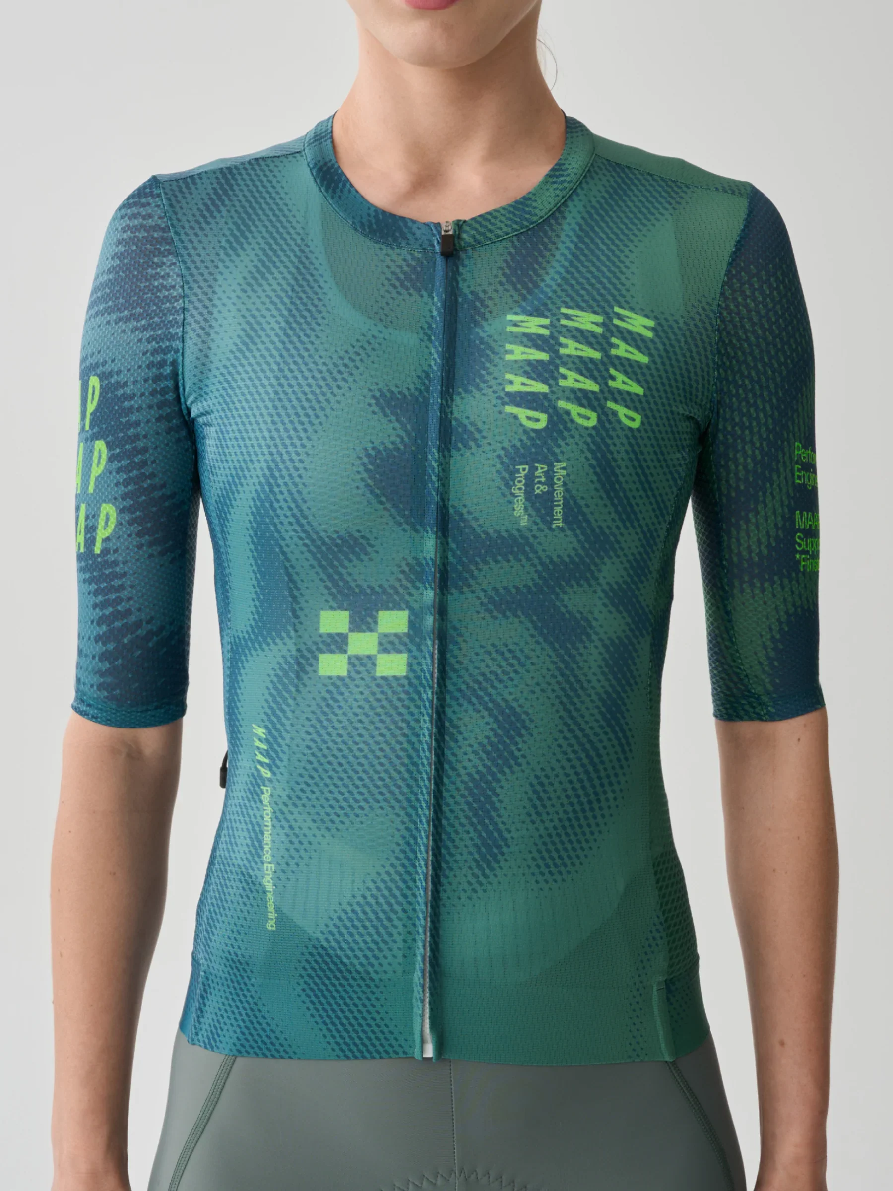 MAAP Privateer Russell Finsterwald Women Pro Air Jersey - Green - Image 2
