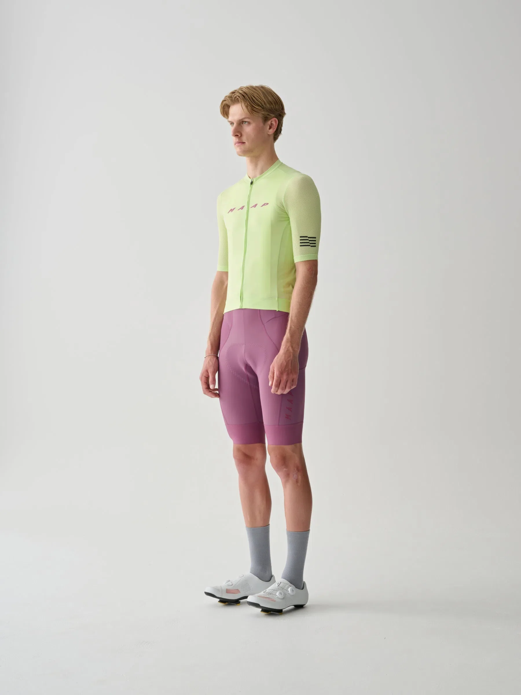 MAAP Team Bib Evo Cargo Bib Shorts - Dark Mauve - Image 5
