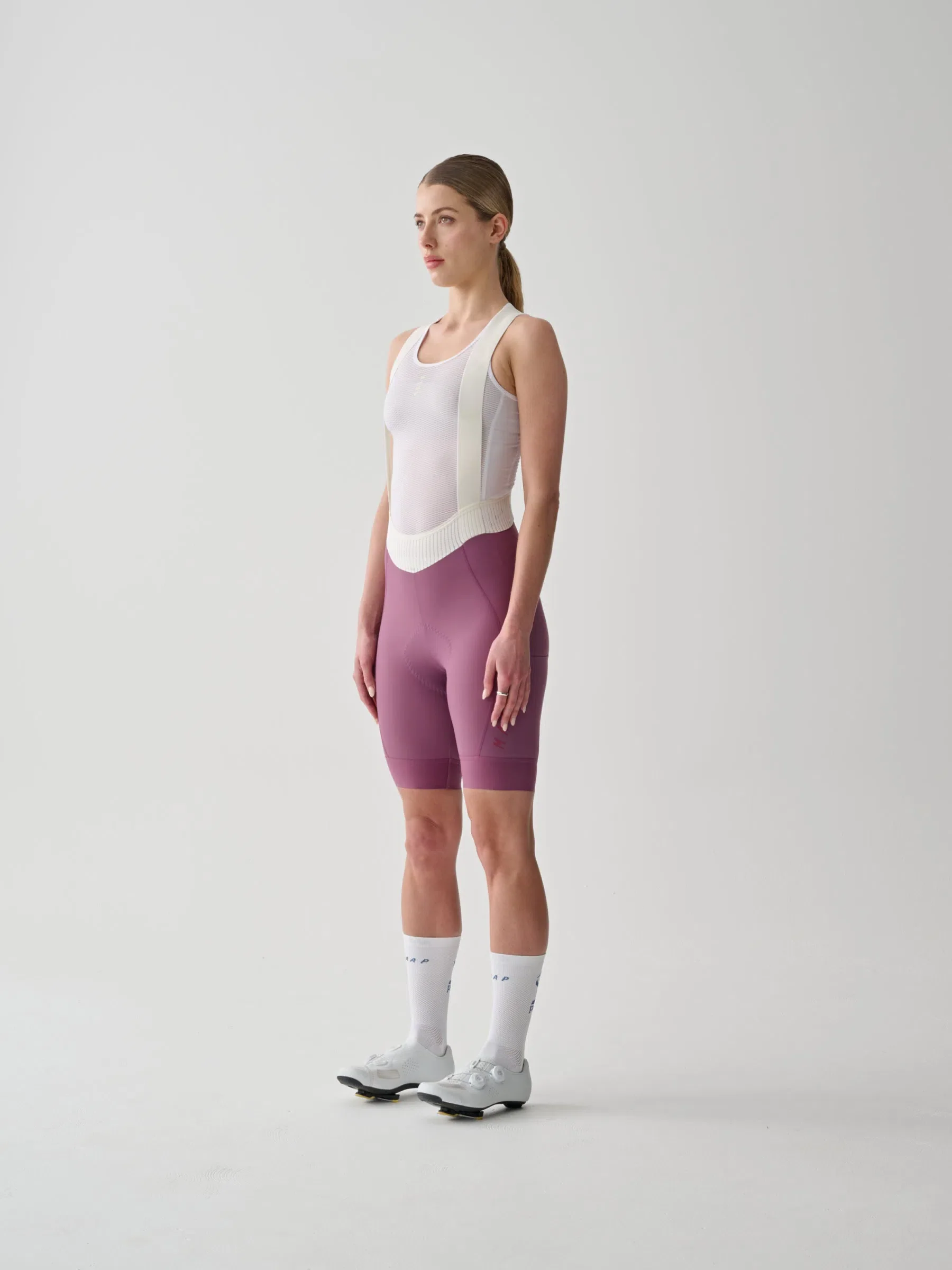 MAAP Team Bib Evo Cargo Women Bib Shorts - Dark Mauve - Image 5