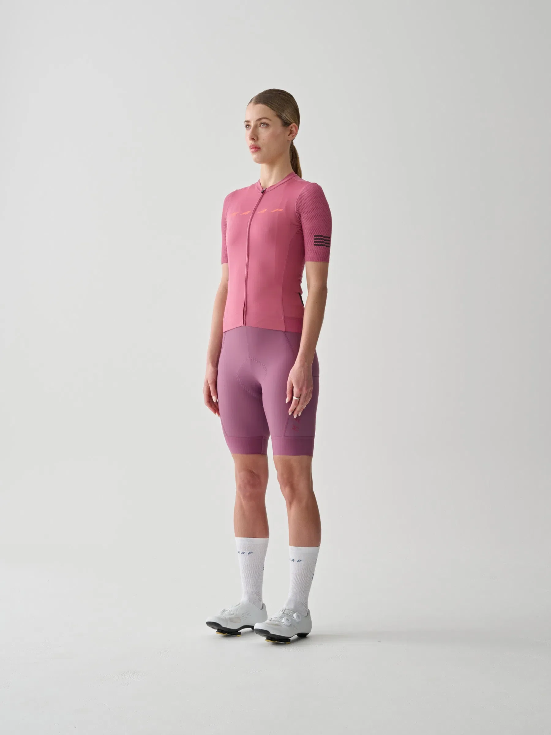 MAAP Team Bib Evo Cargo Women Bib Shorts - Dark Mauve - Image 7