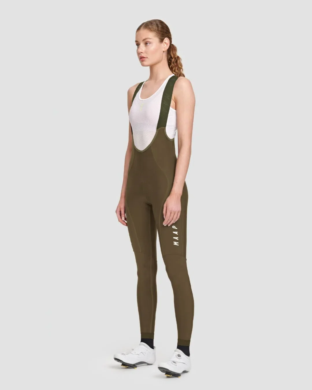 MAAP Team Evo Thermal Women Bib Tights - Olive Drab - Image 2