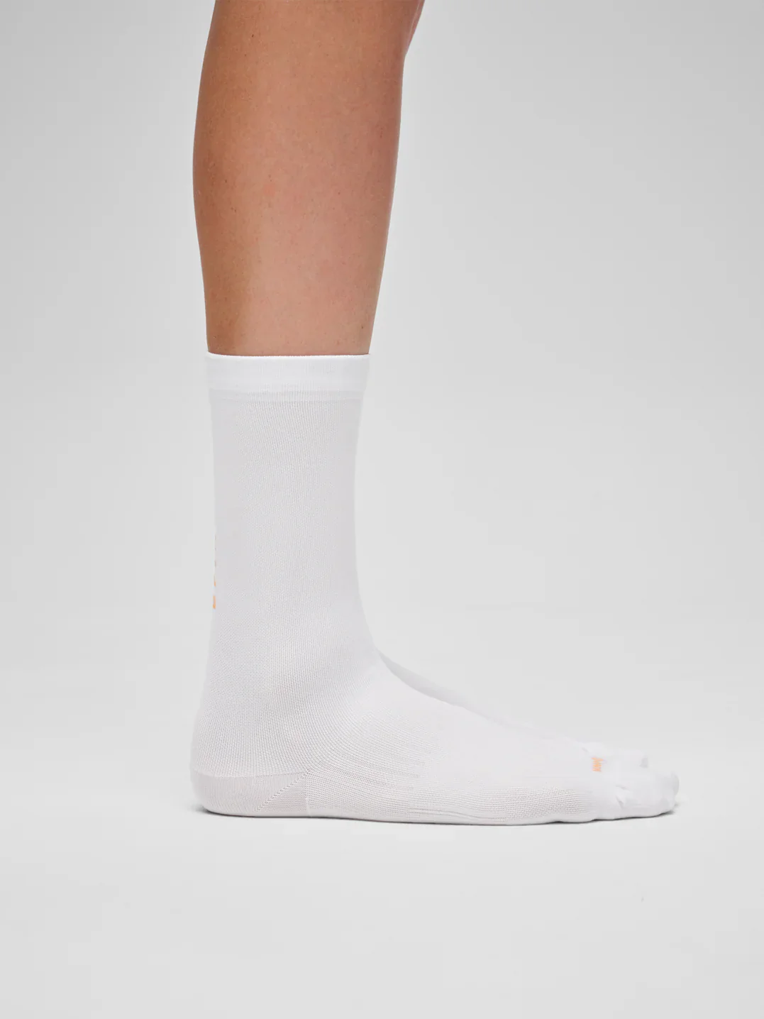 MAAP Team Socks Long - White/ Faded Fluoro Orange - Image 4