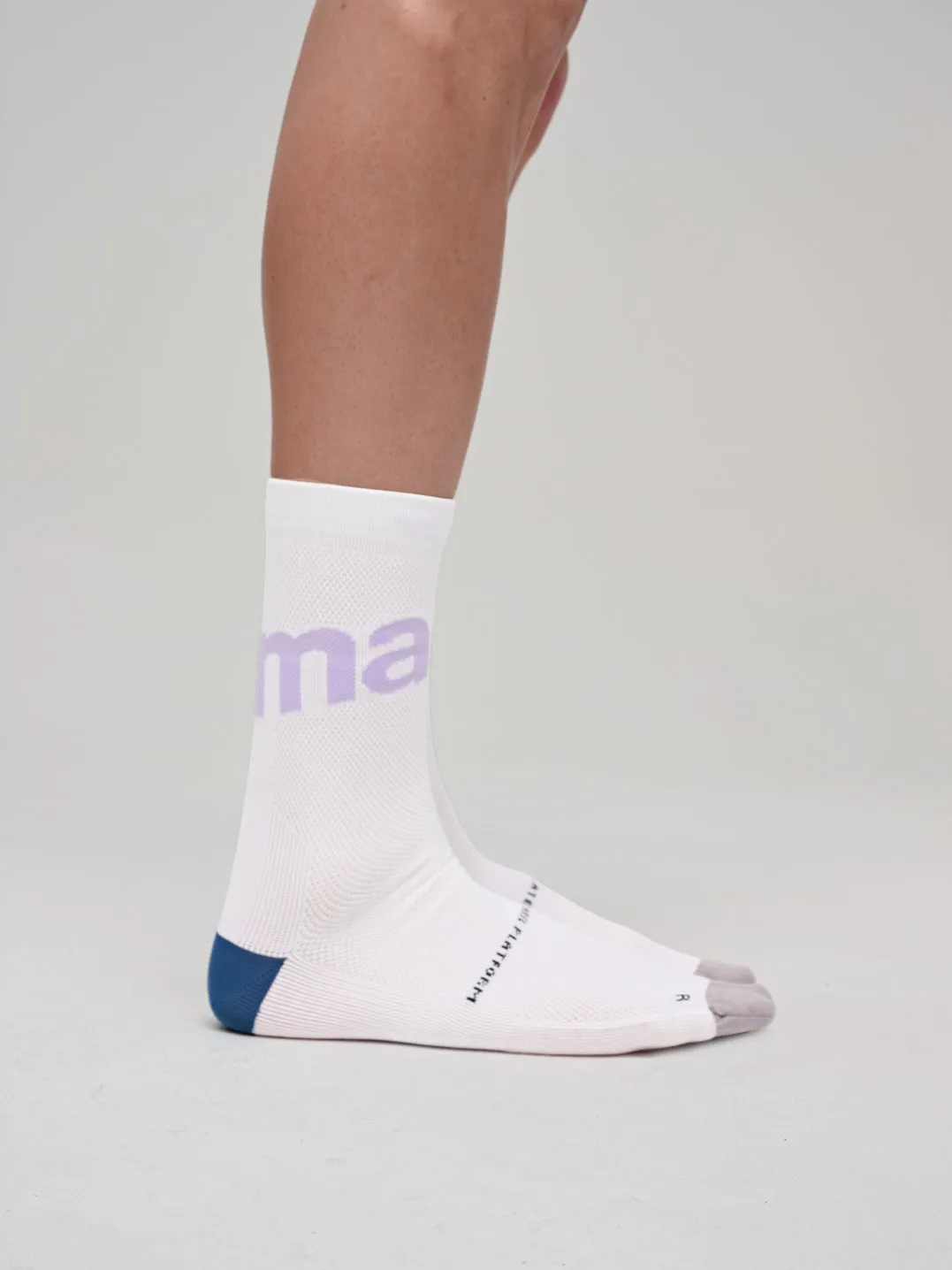 MAAP Training Socks - White/Purple - Image 3