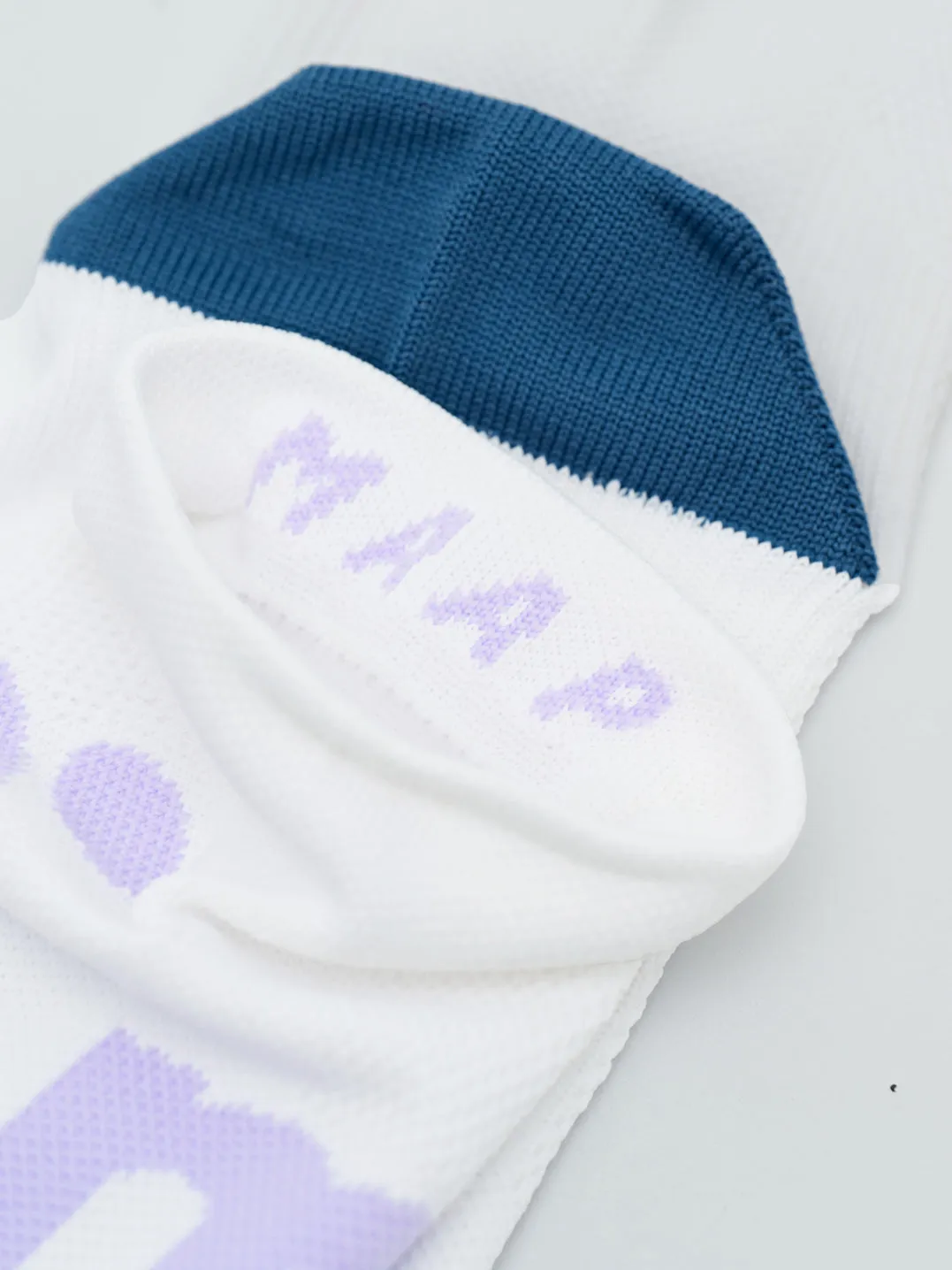 MAAP Training Socks - White/Purple - Image 5