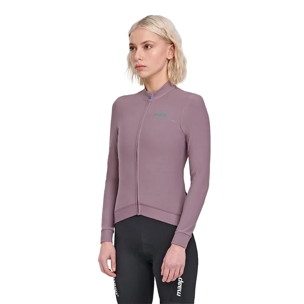 MAAP Training Thermal LS Women Jersey AW22 - Raisin - Image 2