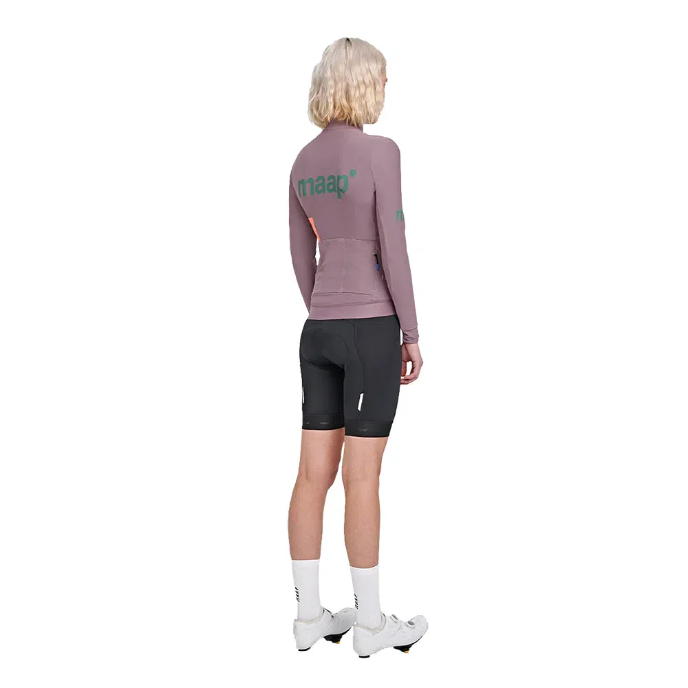 MAAP Training Thermal LS Women Jersey AW22 - Raisin - Image 3