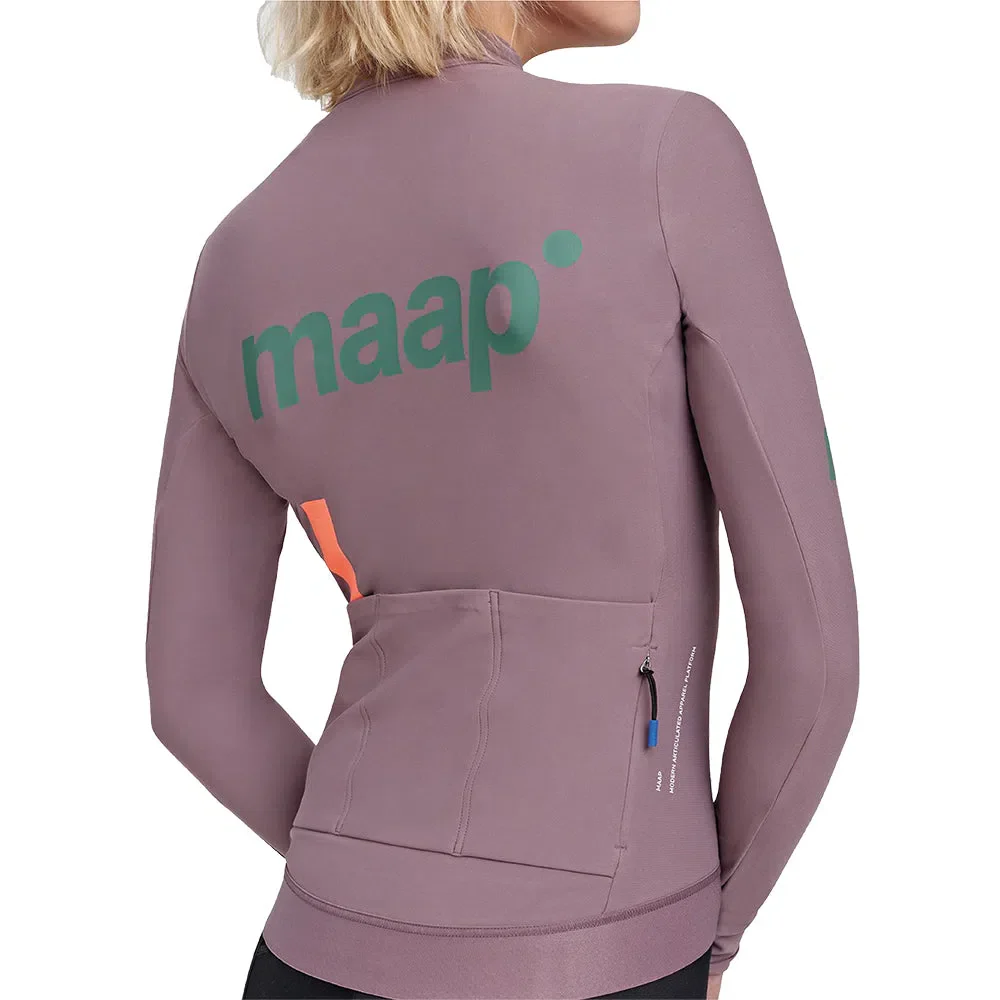 MAAP Training Thermal LS Women Jersey AW22 - Raisin - Image 6