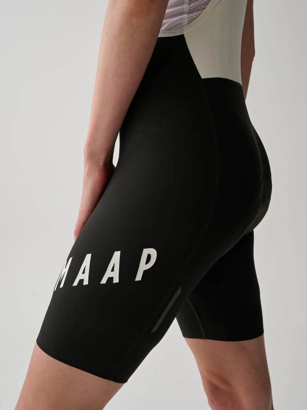 MAAP Women Aeon Bib Shorts - Black/White - Image 4