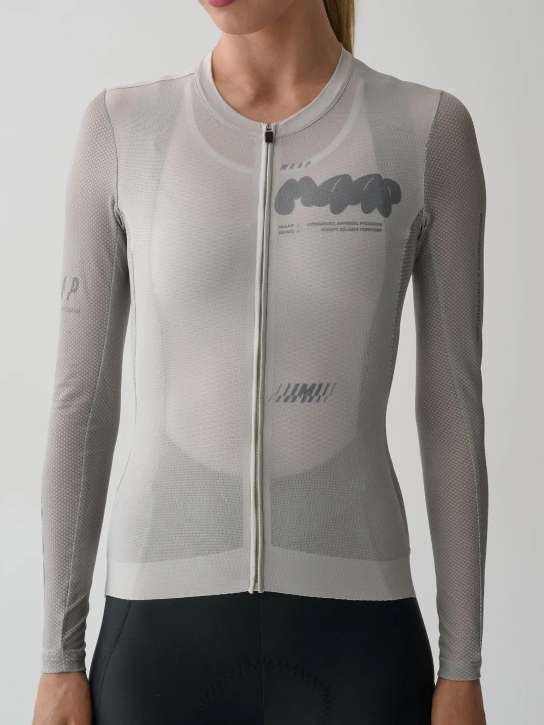 MAAP Aerate Pro Air Long Sleeve Women Jersey - Fog - Image 2