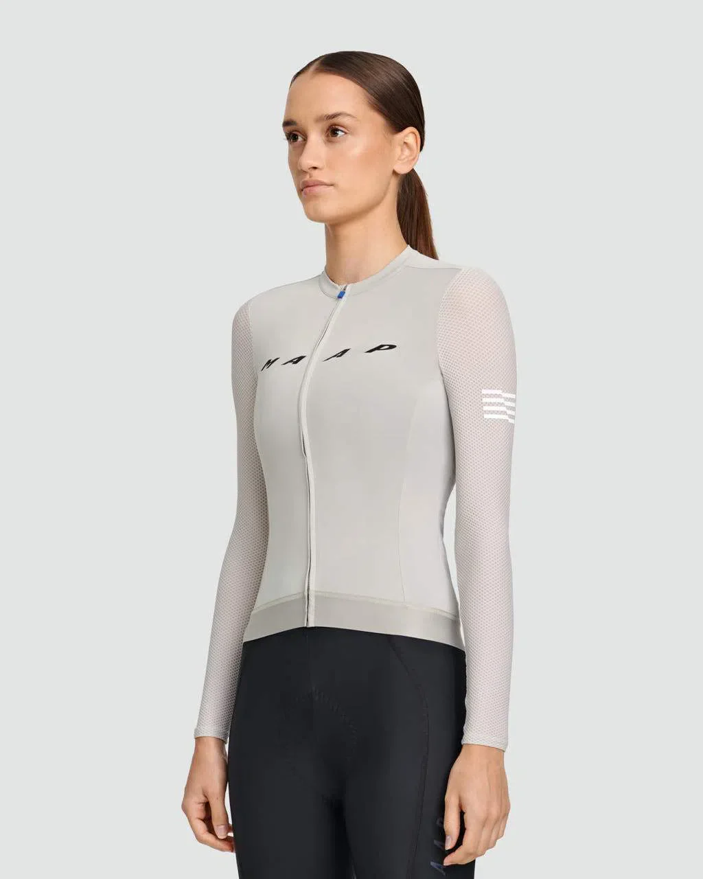 MAAP Evade Pro Base LS Women Jersey - Fog - Image 2