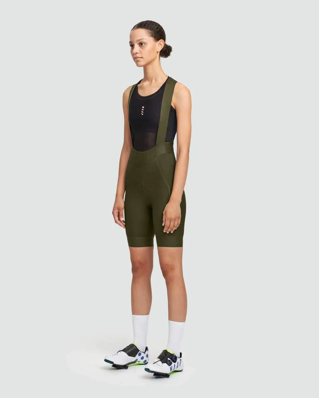 MAAP Team Evo Women Bib Shorts - Olive Drab - Image 2