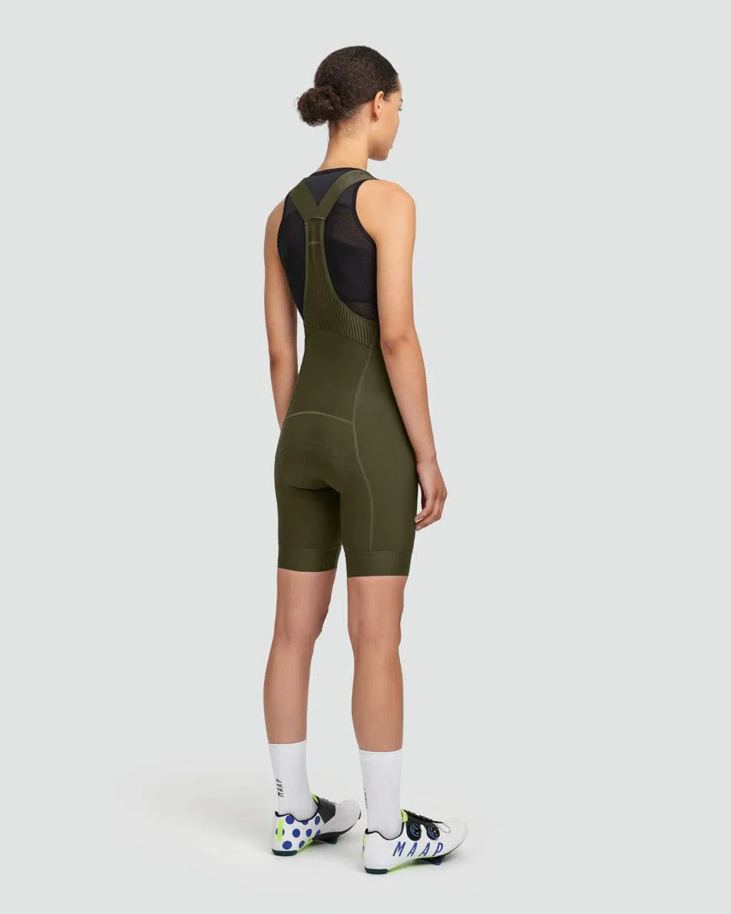 MAAP Team Evo Women Bib Shorts - Olive Drab - Image 3