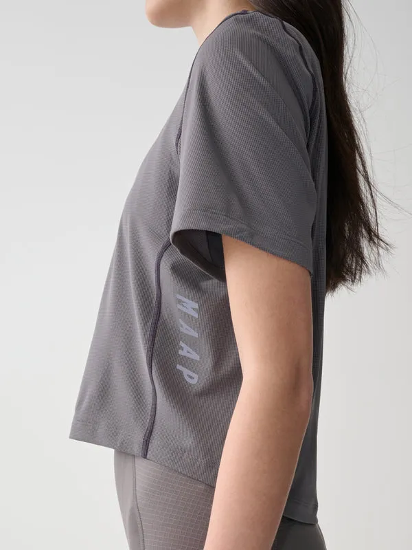 MAAP Women's Alt Road Cropped Tee - Monolith - Image 2