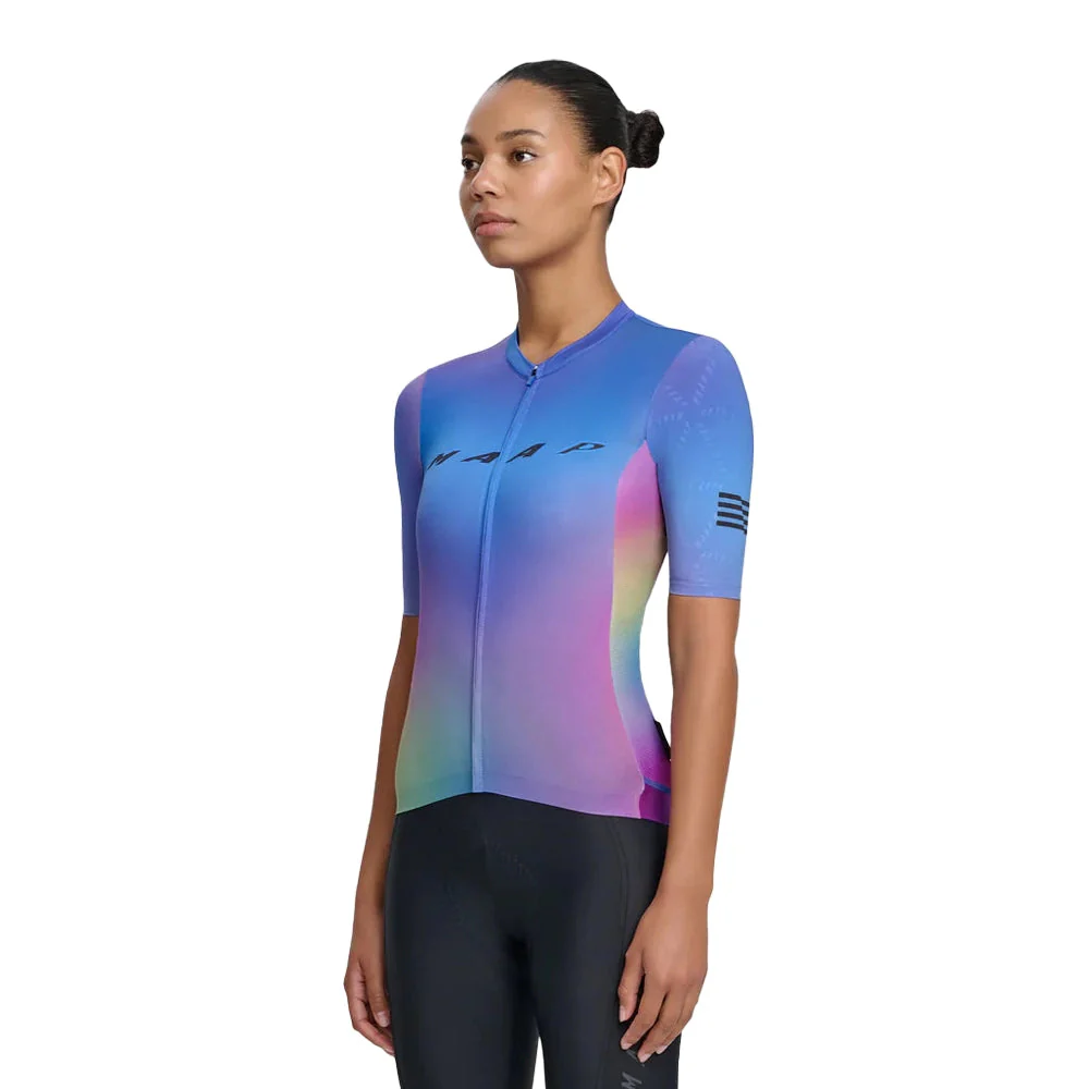 MAAP Women's Blurred Out Pro Hex Jersey 2.0 - Blue Mix - Image 2