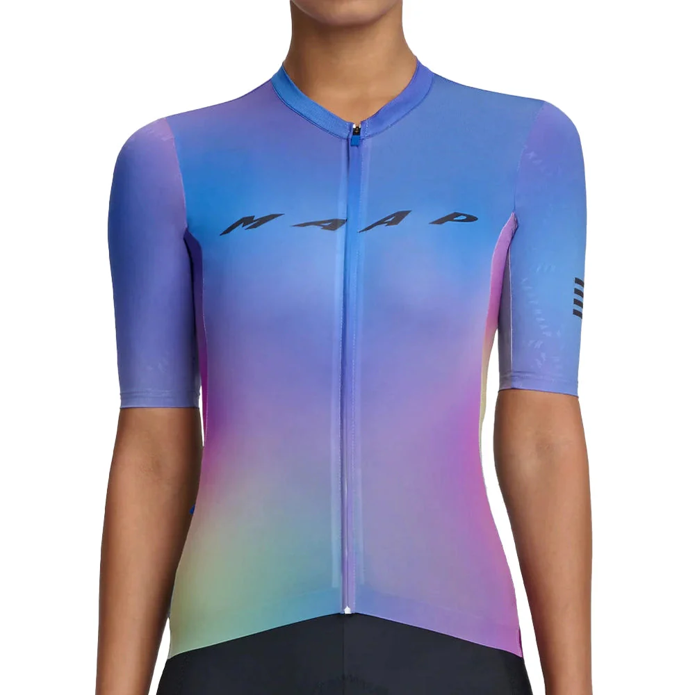 MAAP Women's Blurred Out Pro Hex Jersey 2.0 - Blue Mix - Image 3