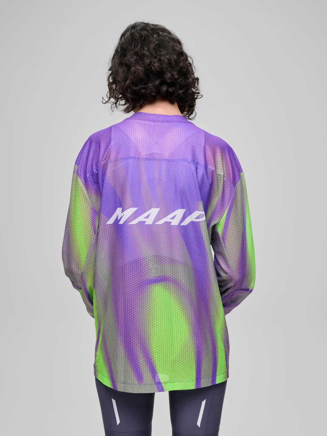 MAAP WorldTour 26 Air Mesh LS Tee - Blackout Glow - Image 5