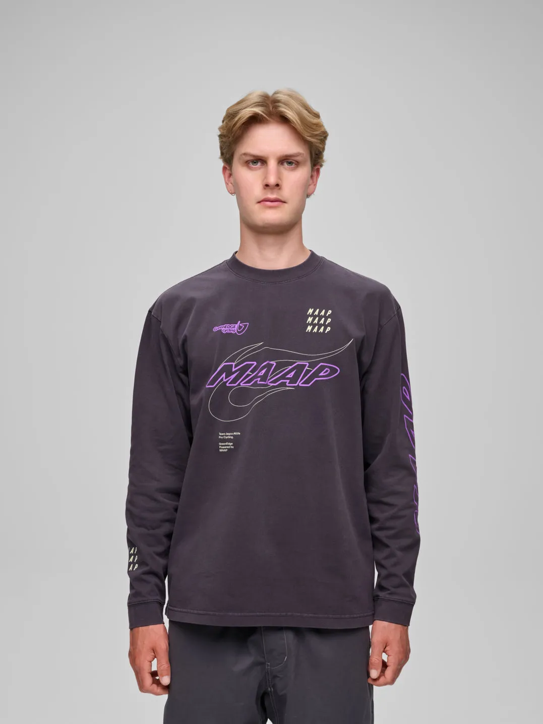 MAAP WorldTour 26 LS Tee - Glow Ink - Image 2