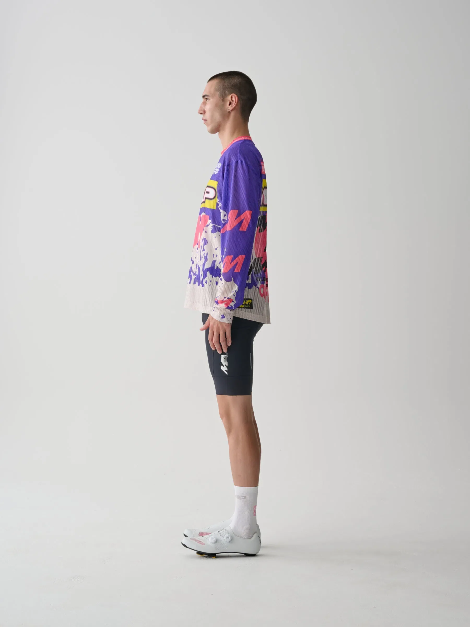 MAAP X BLEACH Mesh LS Tee - Purple Mix - Image 6