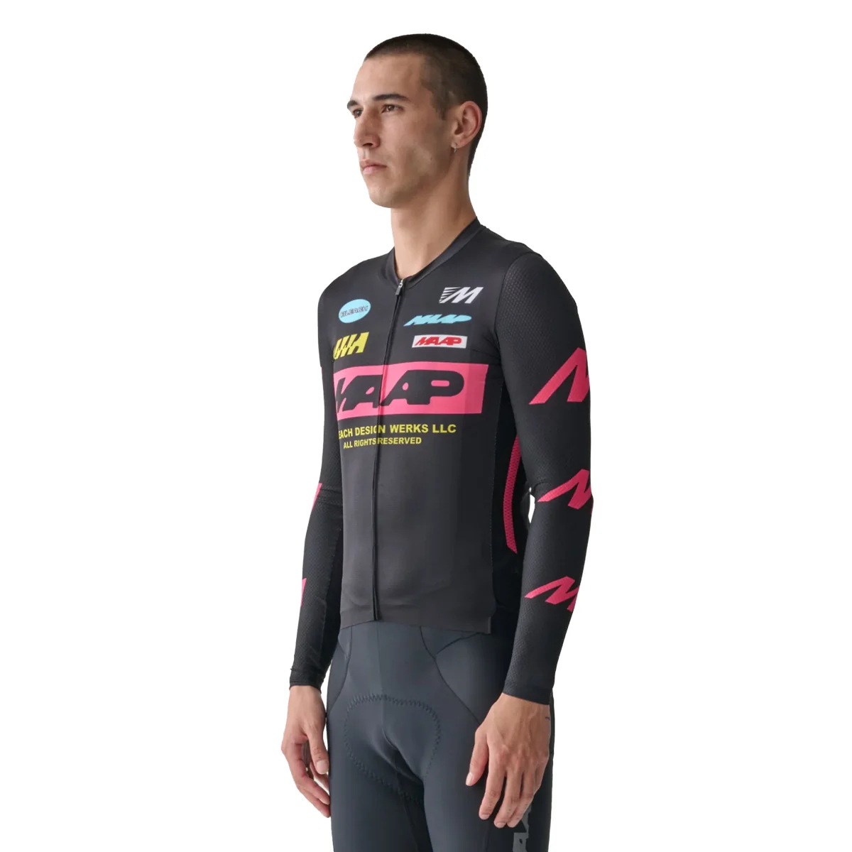 MAAP X BLEACH Pro Air LS Jersey - Black/Chrome - Image 2