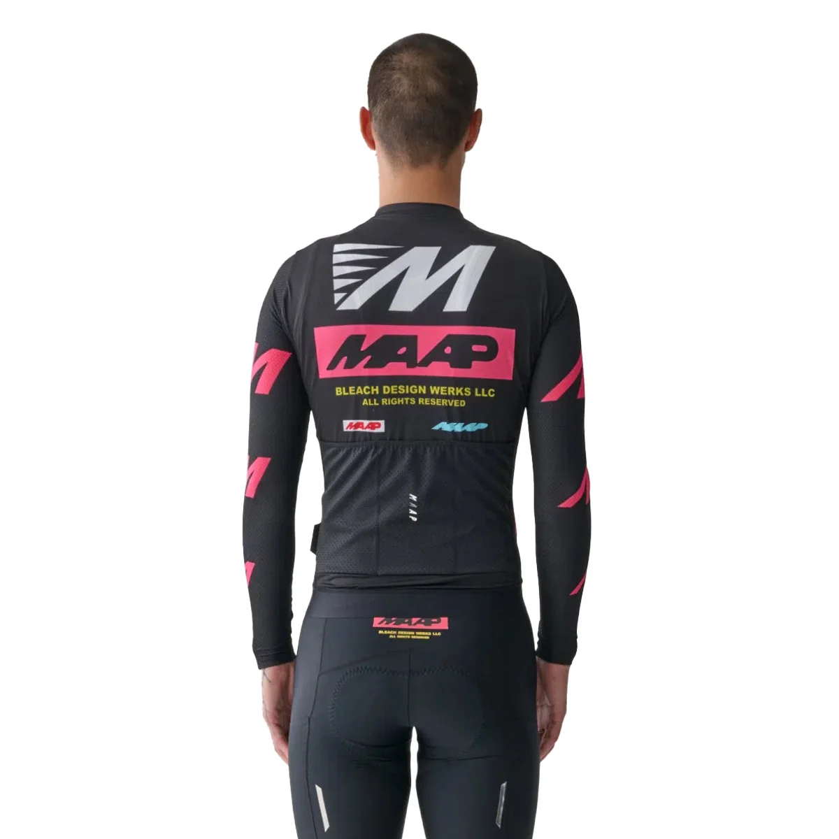 MAAP X BLEACH Pro Air LS Jersey - Black/Chrome - Image 3