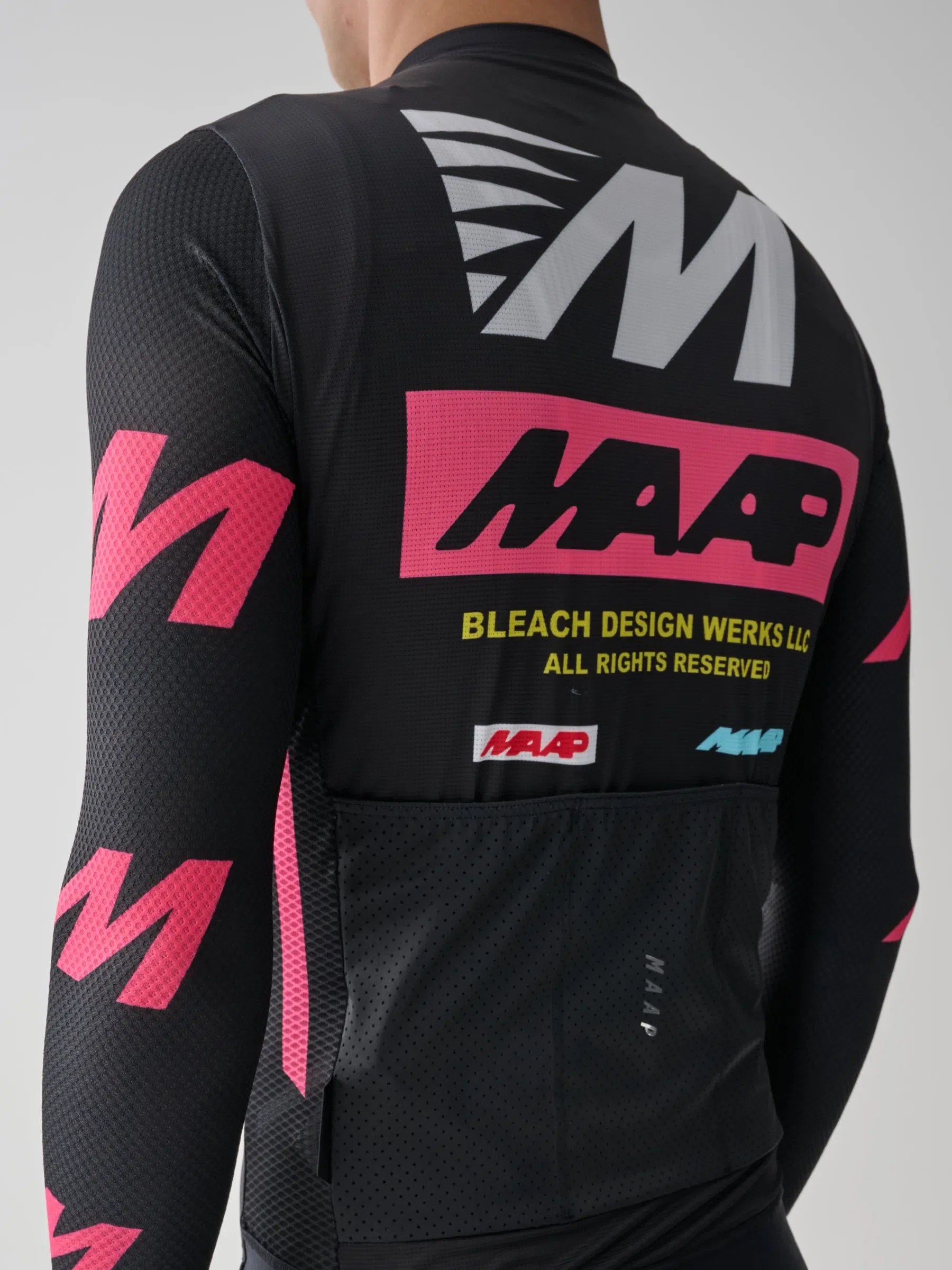 MAAP X BLEACH Pro Air LS Jersey - Black/Chrome - Image 7