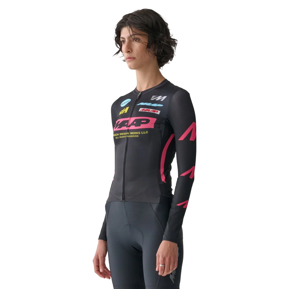 MAAP X BLEACH Pro Air LS Women Jersey - Black/Chrome - Image 2