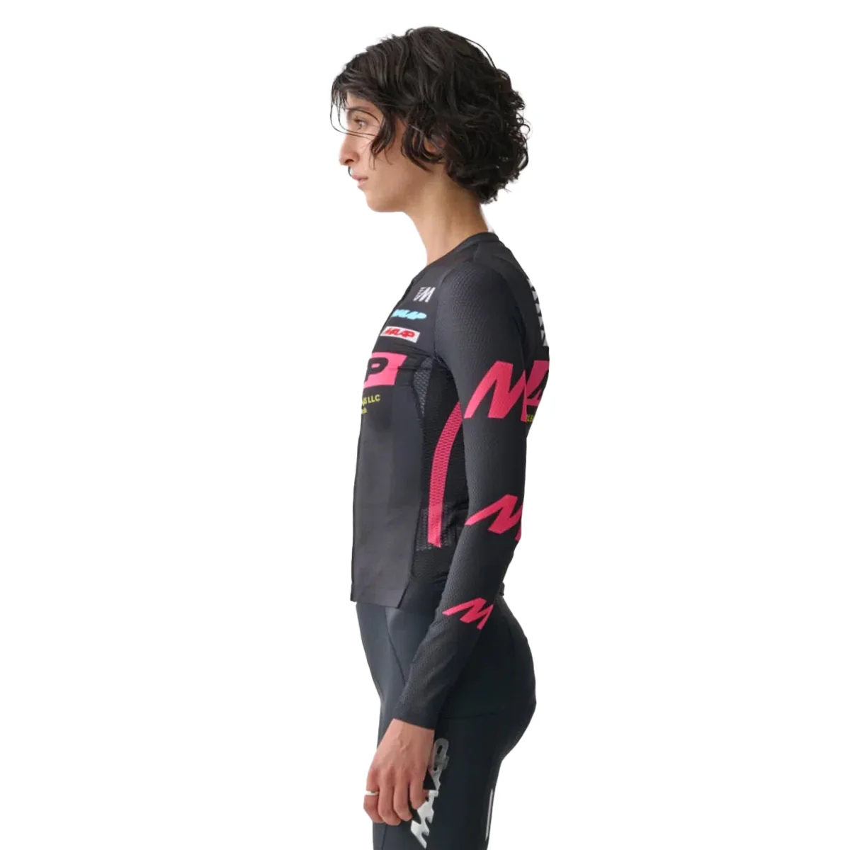 MAAP X BLEACH Pro Air LS Women Jersey - Black/Chrome - Image 3