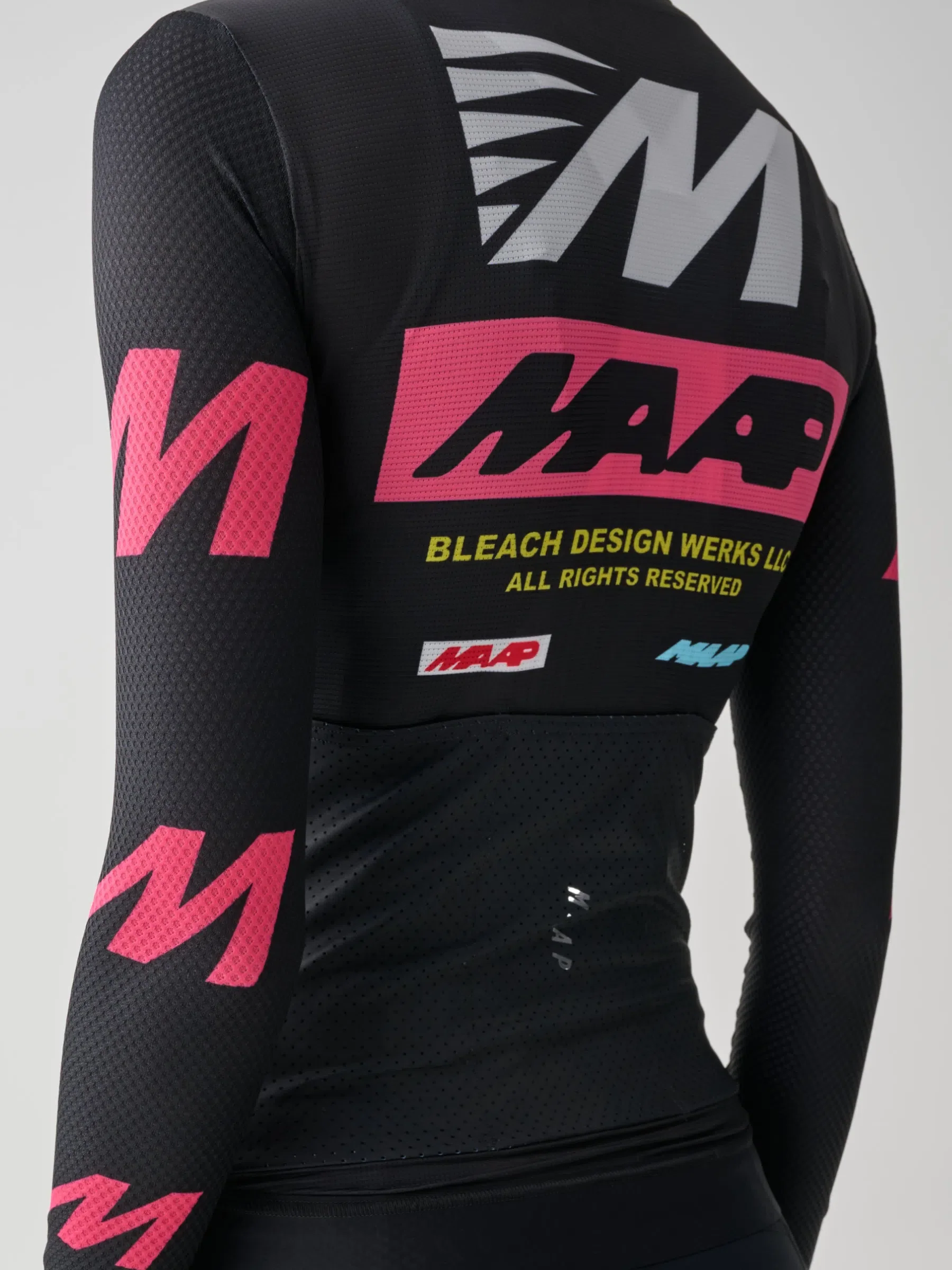 MAAP X BLEACH Pro Air LS Women Jersey - Black/Chrome - Image 6