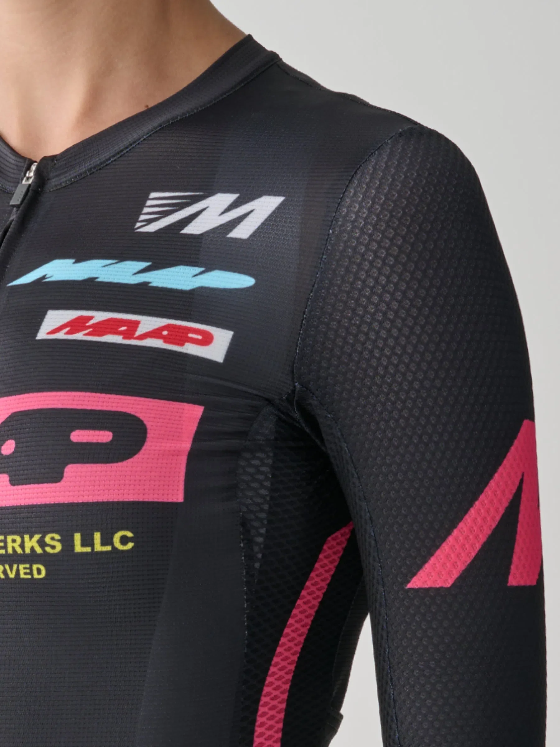MAAP X BLEACH Pro Air LS Women Jersey - Black/Chrome - Image 7