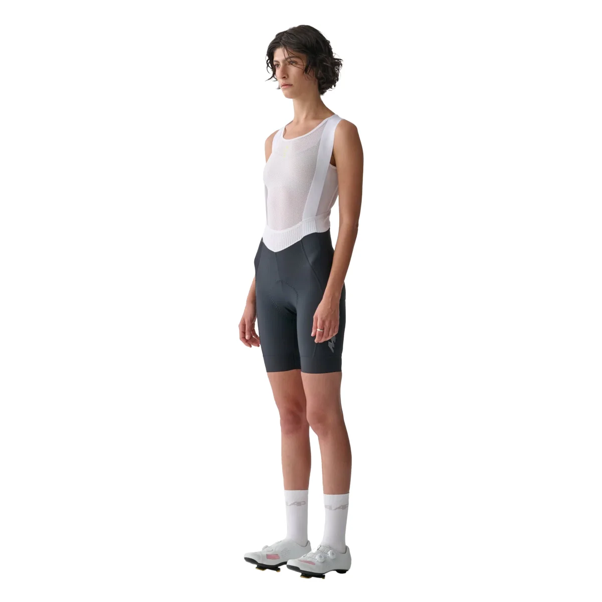 MAAP X BLEACH Team Bib Evo Cargo Women Shorts - Black/Chrome - Image 3