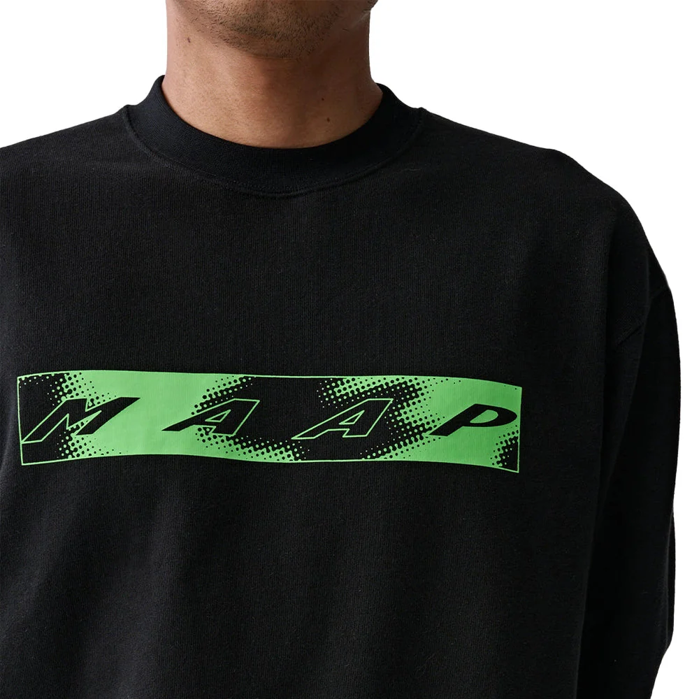 MAAP x Lifeplus Wahoo Team Crew Sweatshirt - Black - Image 3