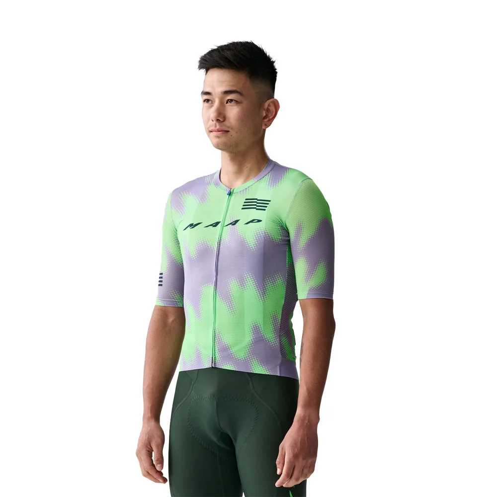 MAAP x Lifeplus Wahoo Team Pro Air Jersey 2.0 - Purple Ash/Aqua Green - Image 2