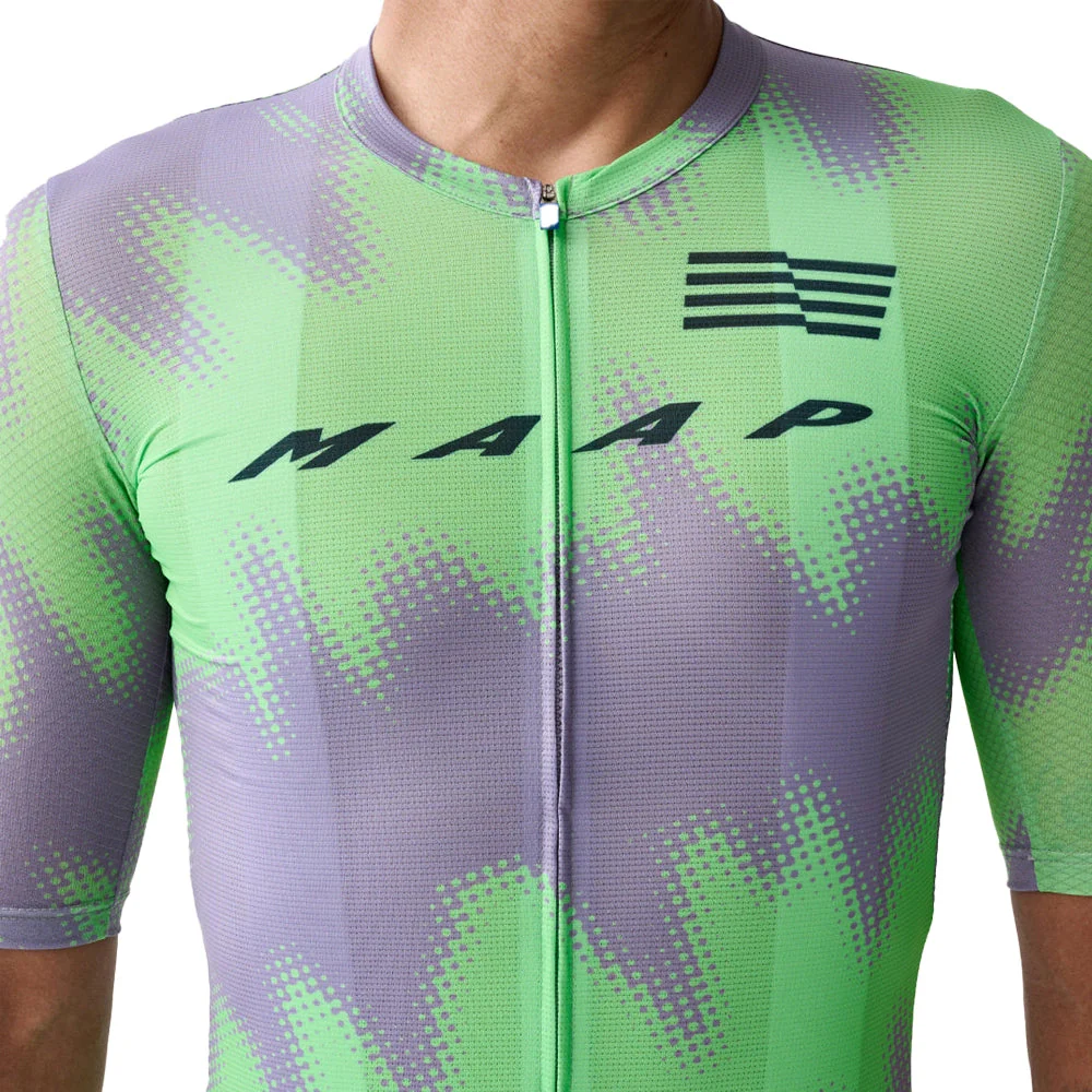 MAAP x Lifeplus Wahoo Team Pro Air Jersey 2.0 - Purple Ash/Aqua Green - Image 3