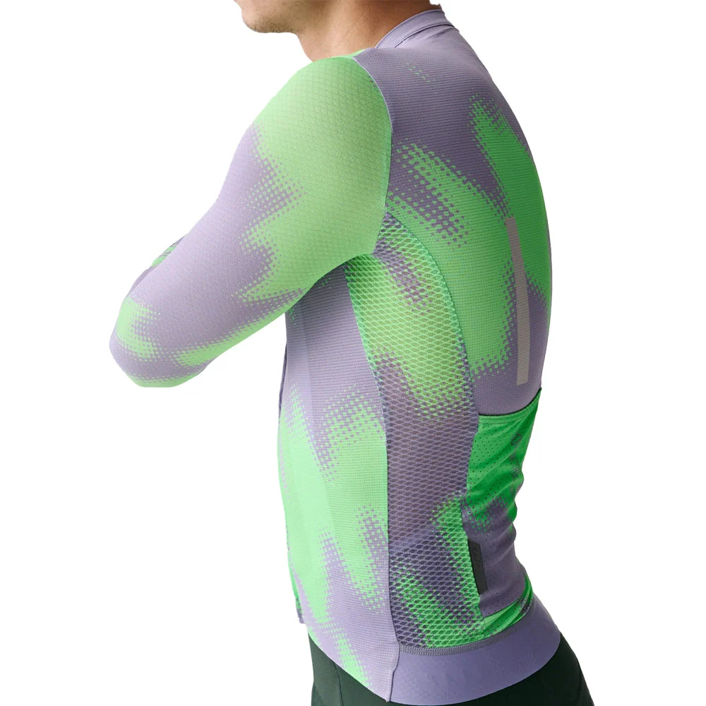 MAAP x Lifeplus Wahoo Team Pro Air LS Jersey 2.0 - Purple Ash/Aqua Green - Image 4