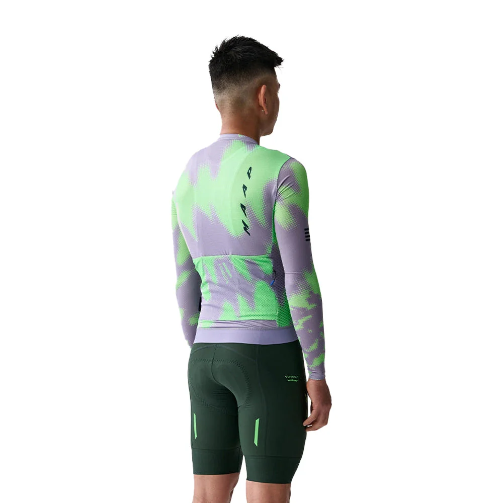 MAAP x Lifeplus Wahoo Team Pro Air LS Jersey 2.0 - Purple Ash/Aqua Green - Image 5