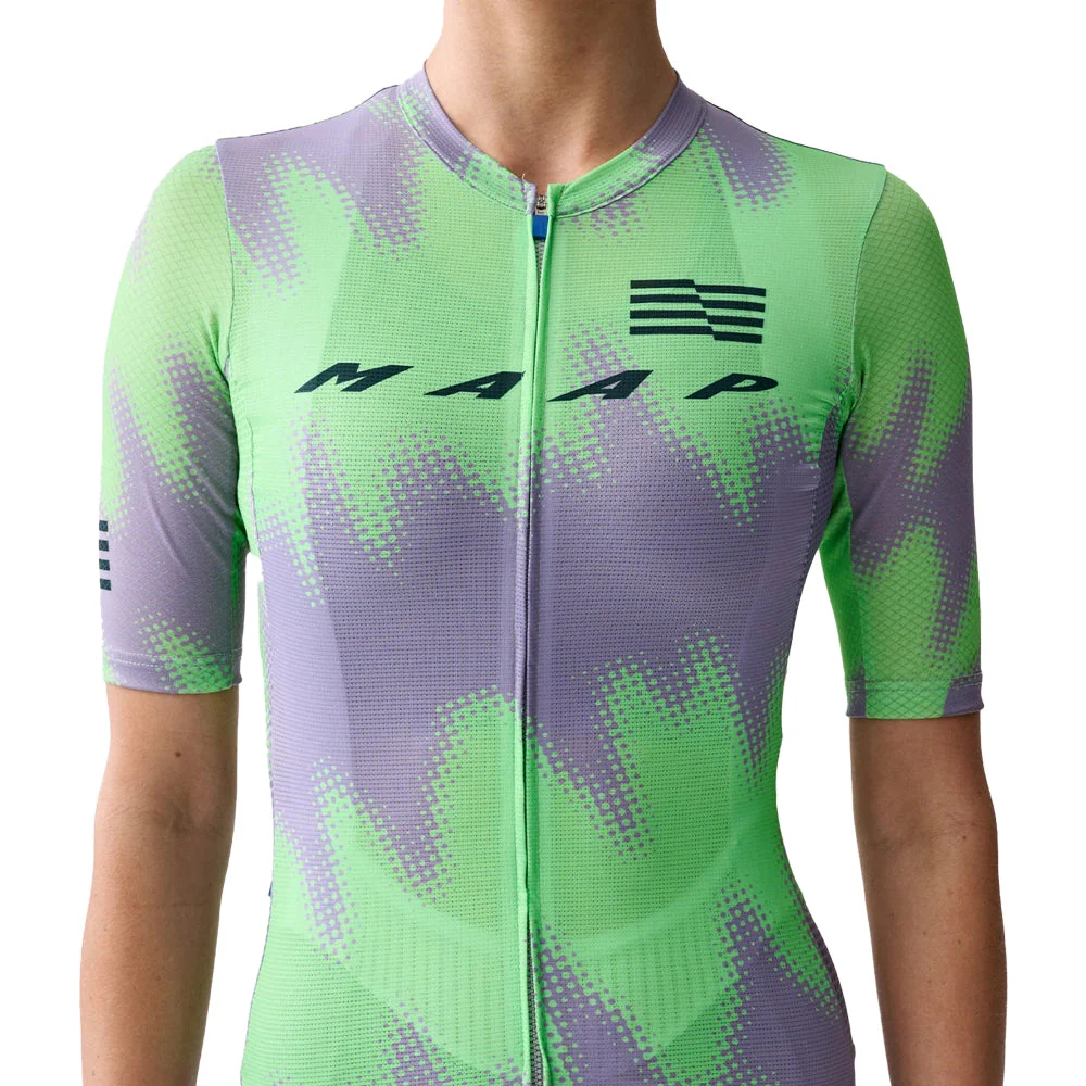 MAAP x Lifeplus Wahoo Team Pro Air Women Jersey 2.0 - Purple Ash/Aqua Green - Image 3