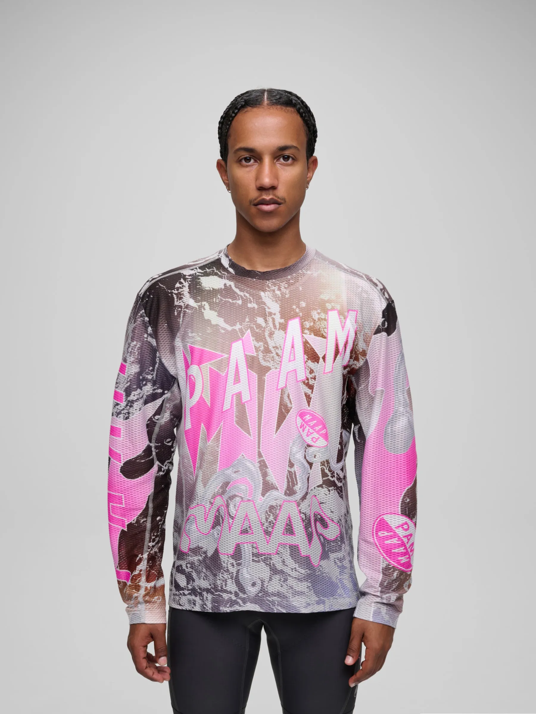 MAAP x PAM Air Mesh LS Tee - Violet Cosmos - Image 2